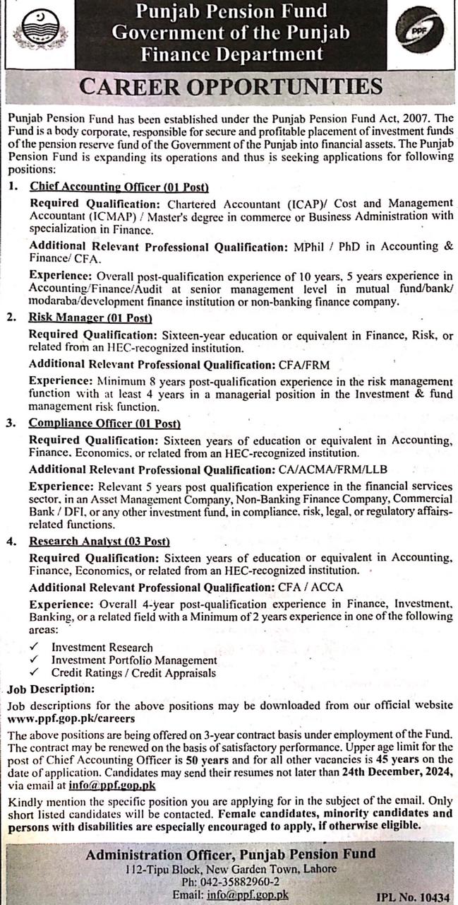 Chief Accounting Officer 